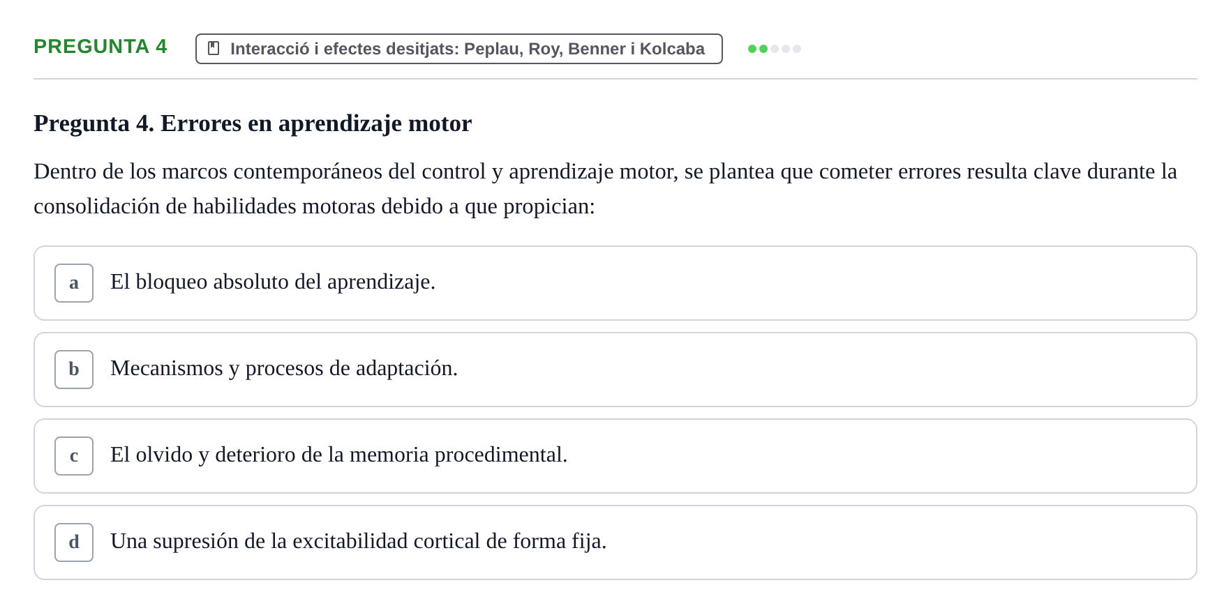 Enunciado: Pregunta 4