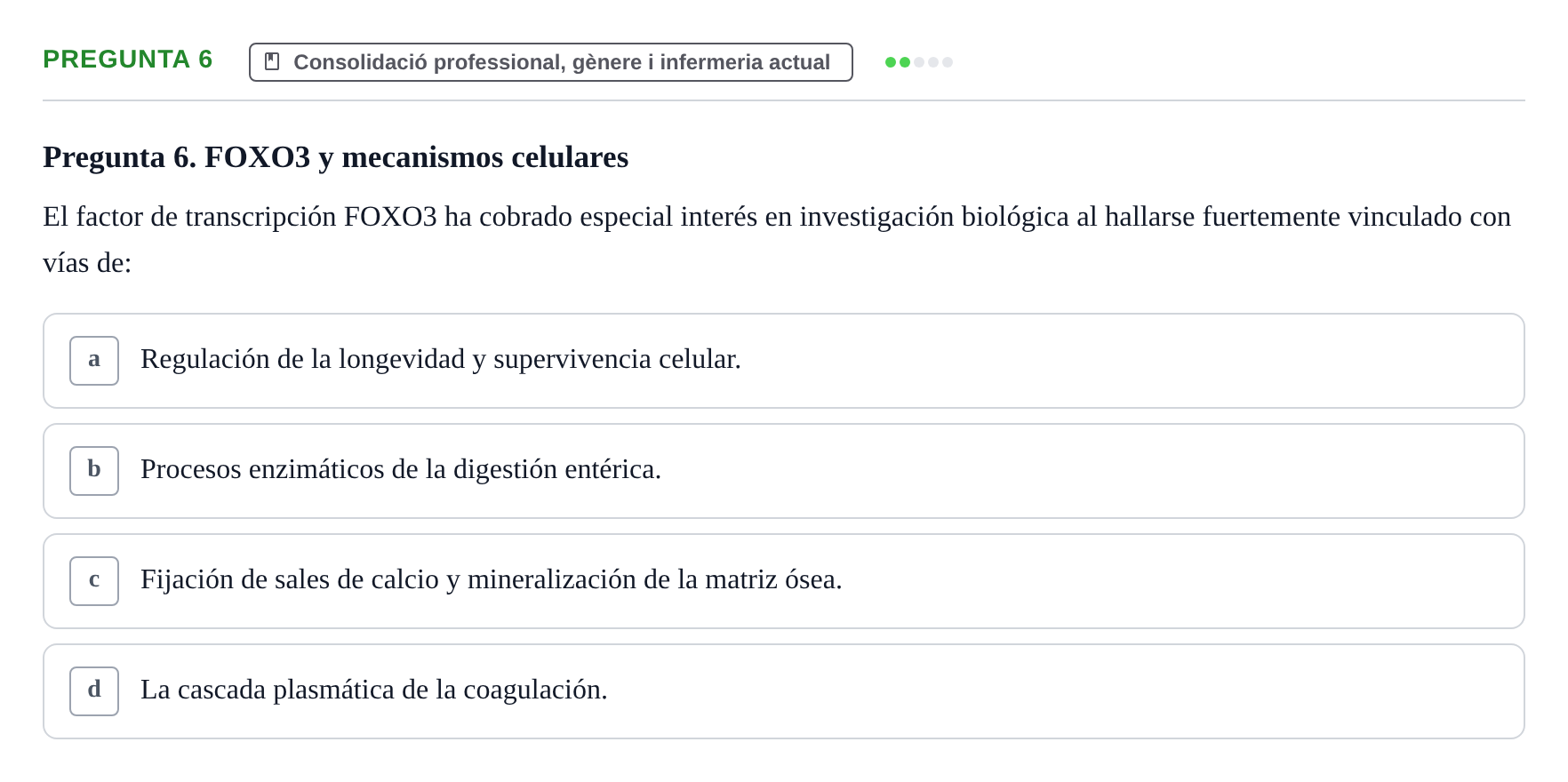 Enunciado: Pregunta 6