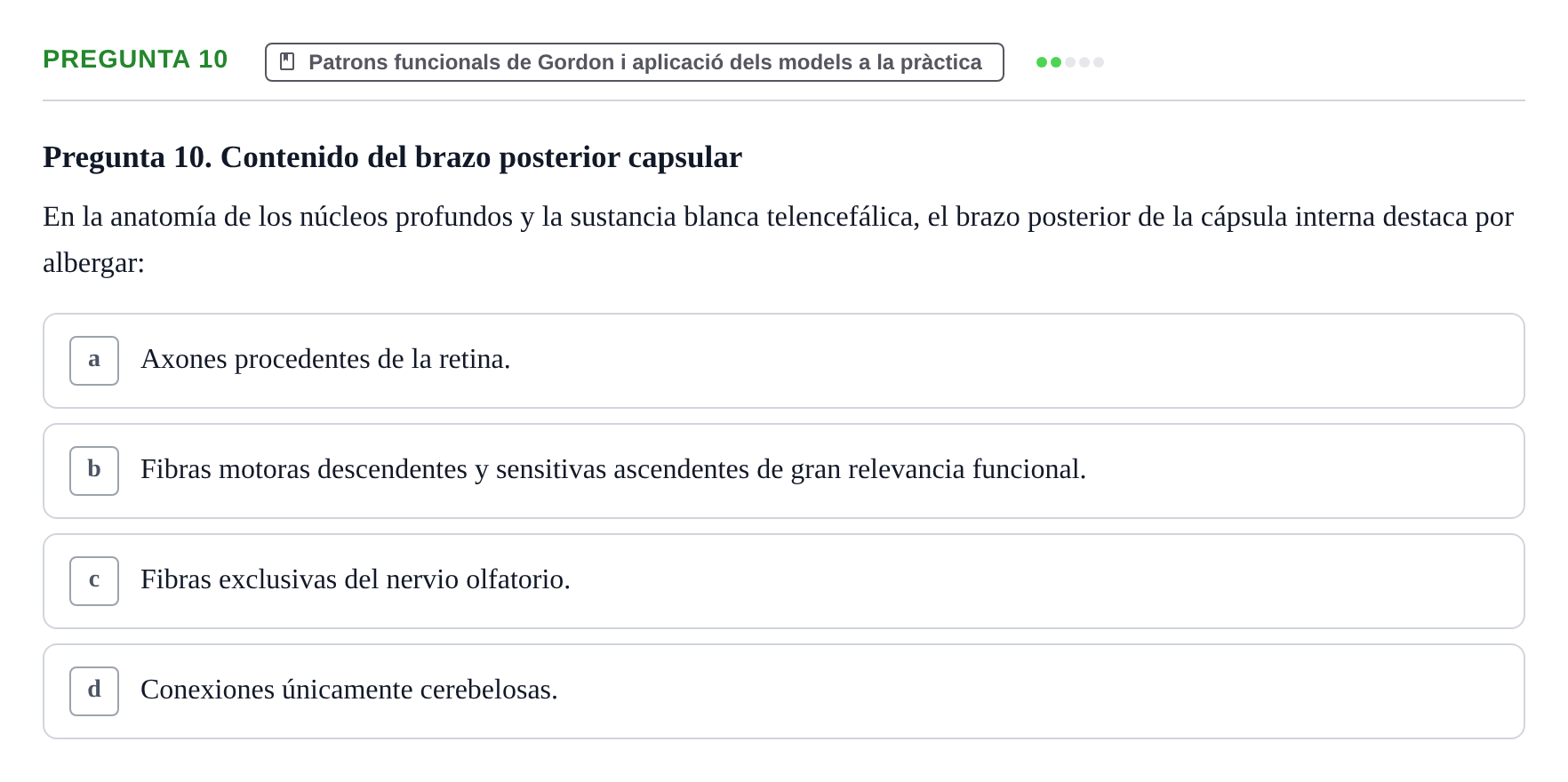 Enunciado: Pregunta 10