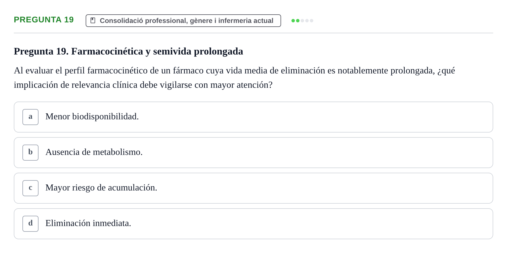 Enunciado: Pregunta 19