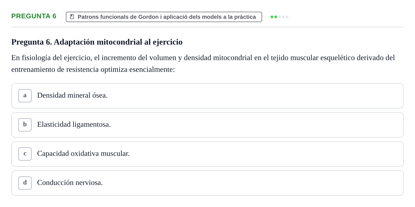 Enunciado: Pregunta 6