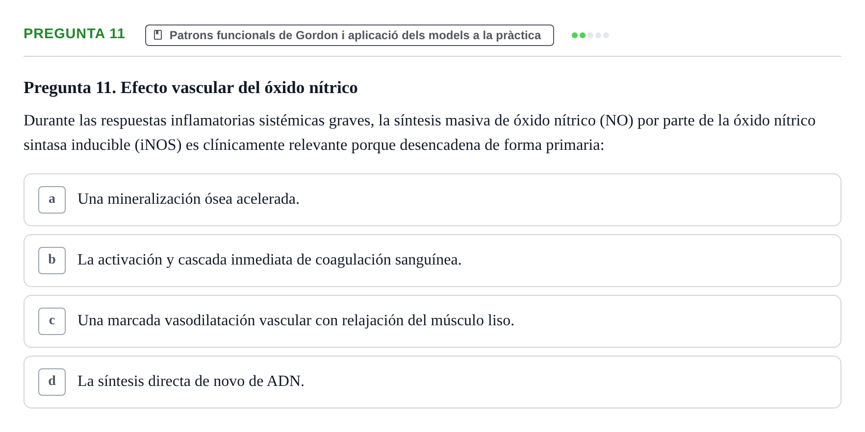 Enunciado: Pregunta 11