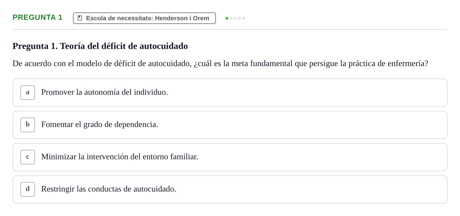 Enunciado: Pregunta 1