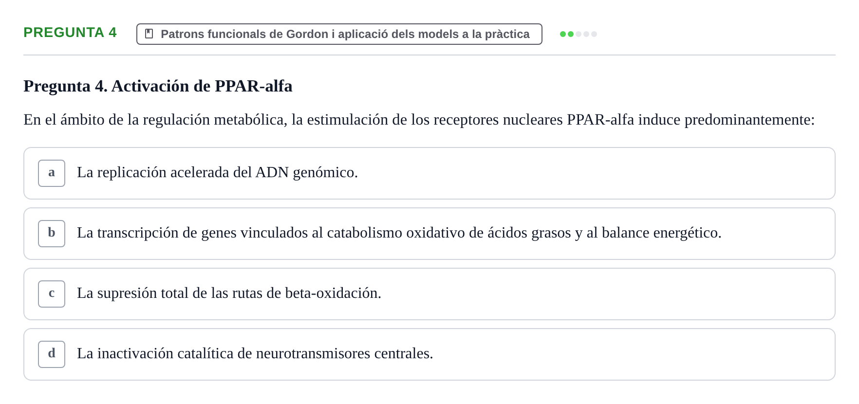 Enunciado: Pregunta 4