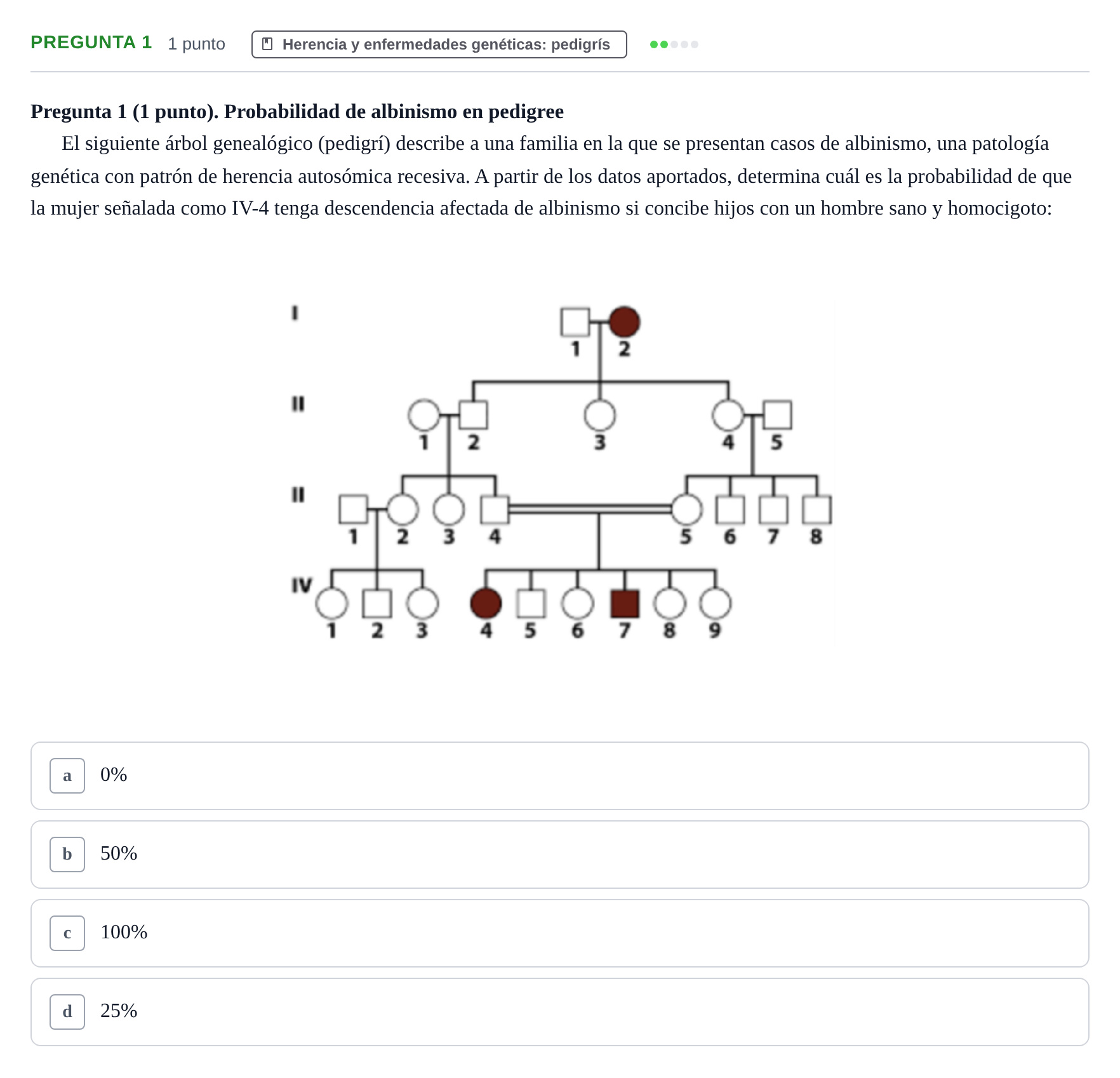 Enunciado: Pregunta 1 · Biología del Cuidado UIC 2022