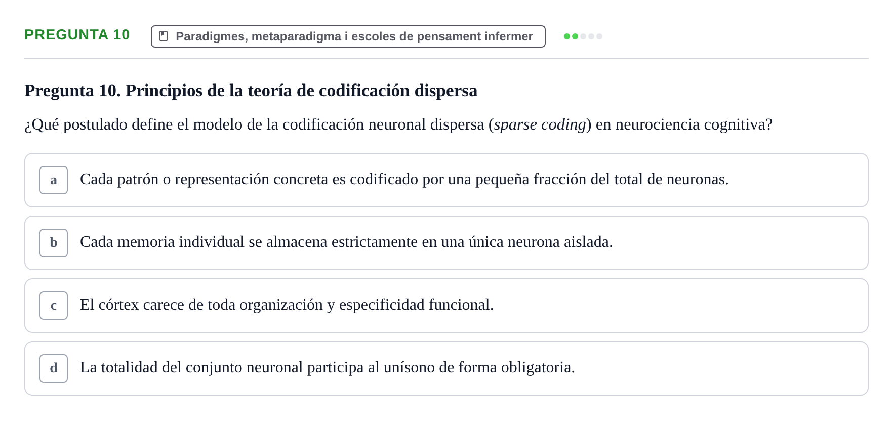 Enunciado: Pregunta 10