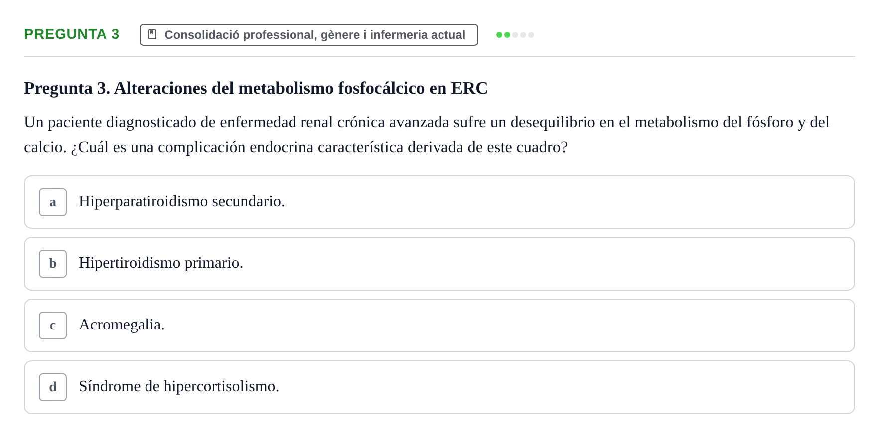 Enunciado: Pregunta 3