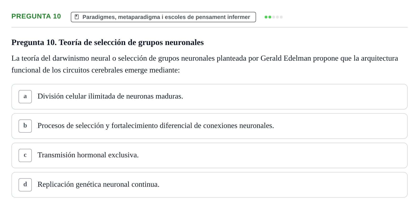 Enunciado: Pregunta 10