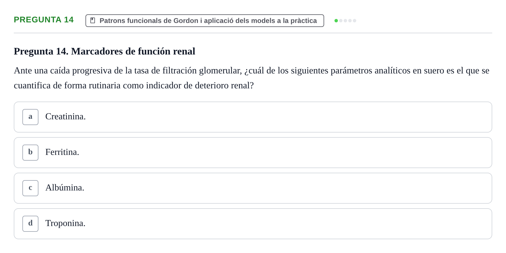 Enunciado: Pregunta 14