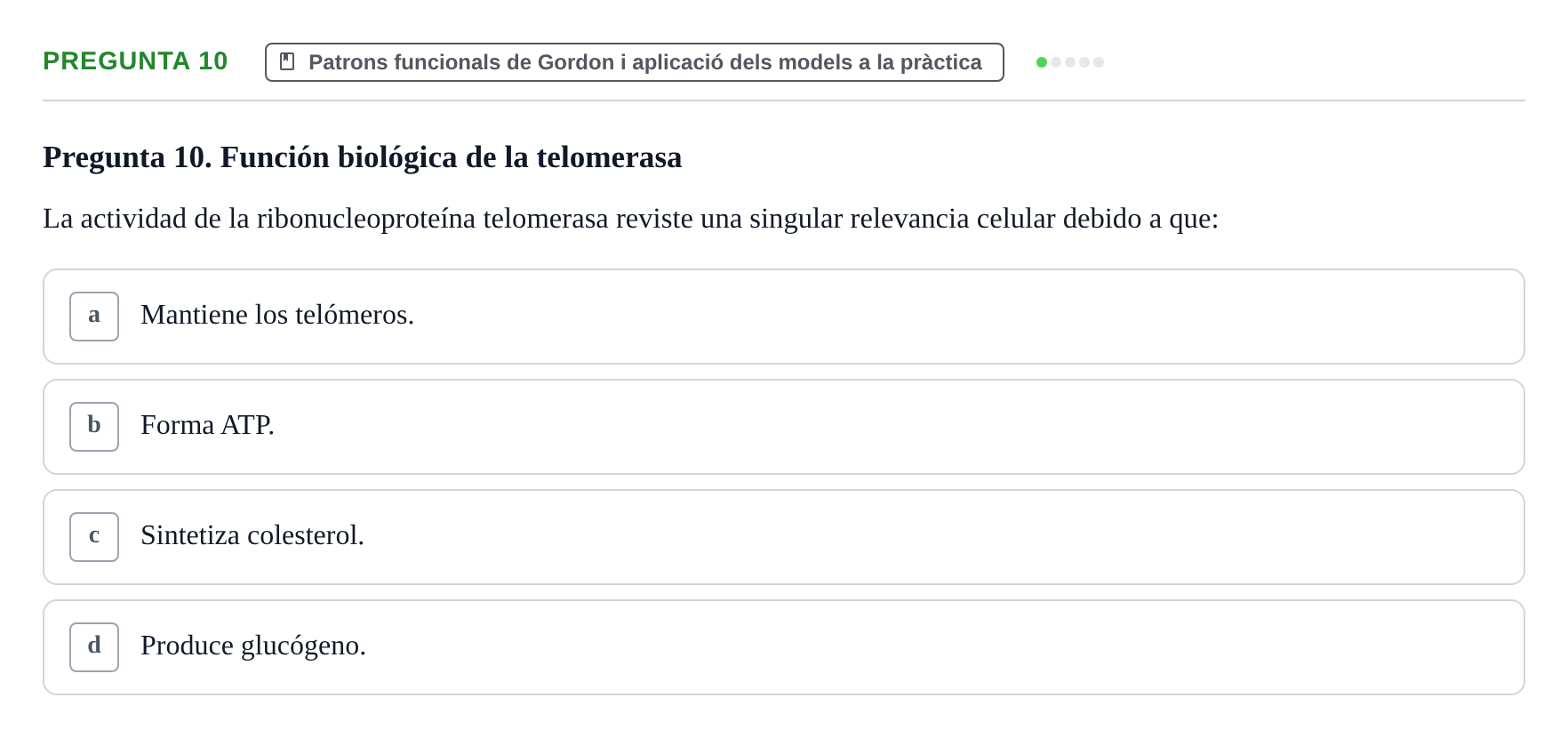 Enunciado: Pregunta 10
