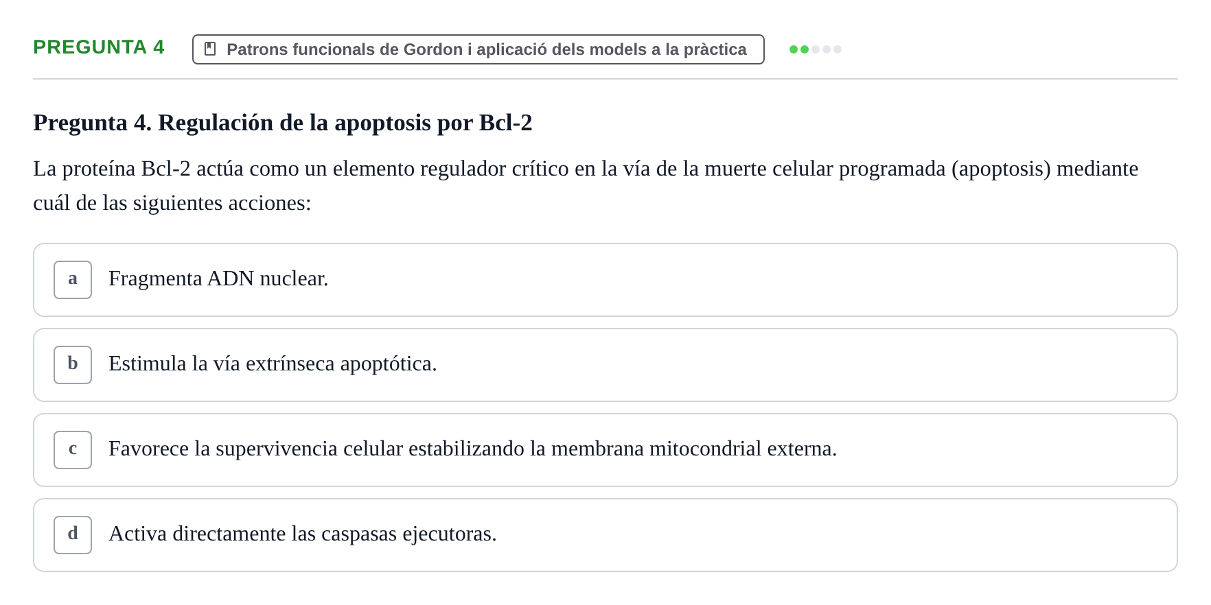 Enunciado: Pregunta 4