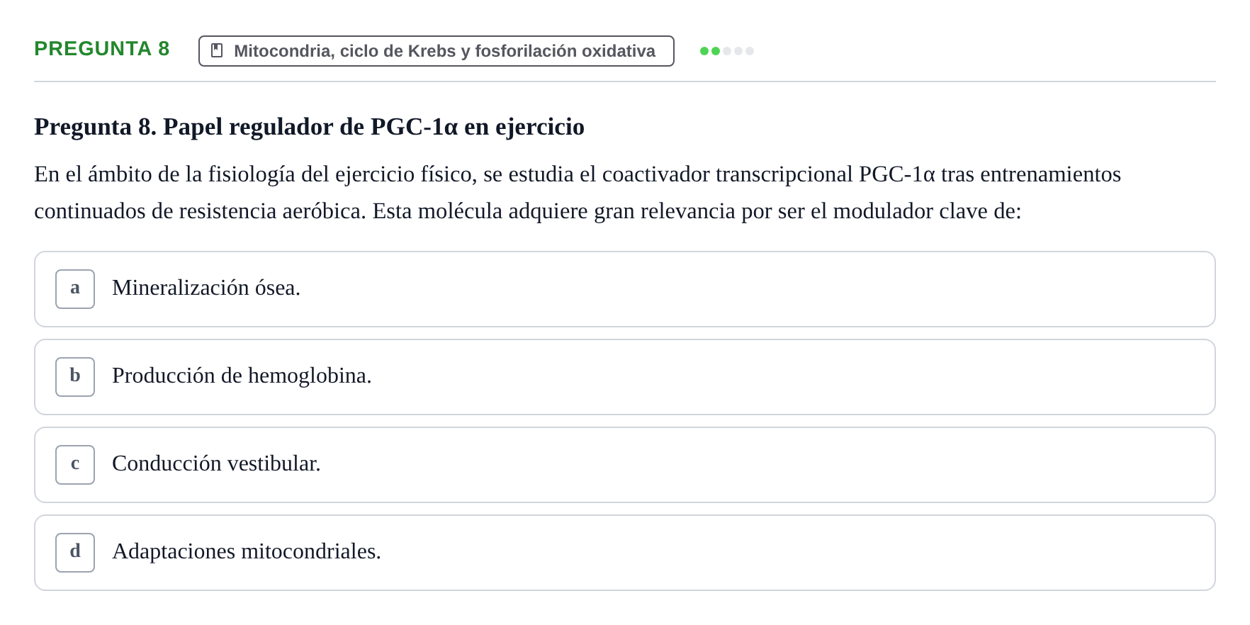 Enunciado: Pregunta 8