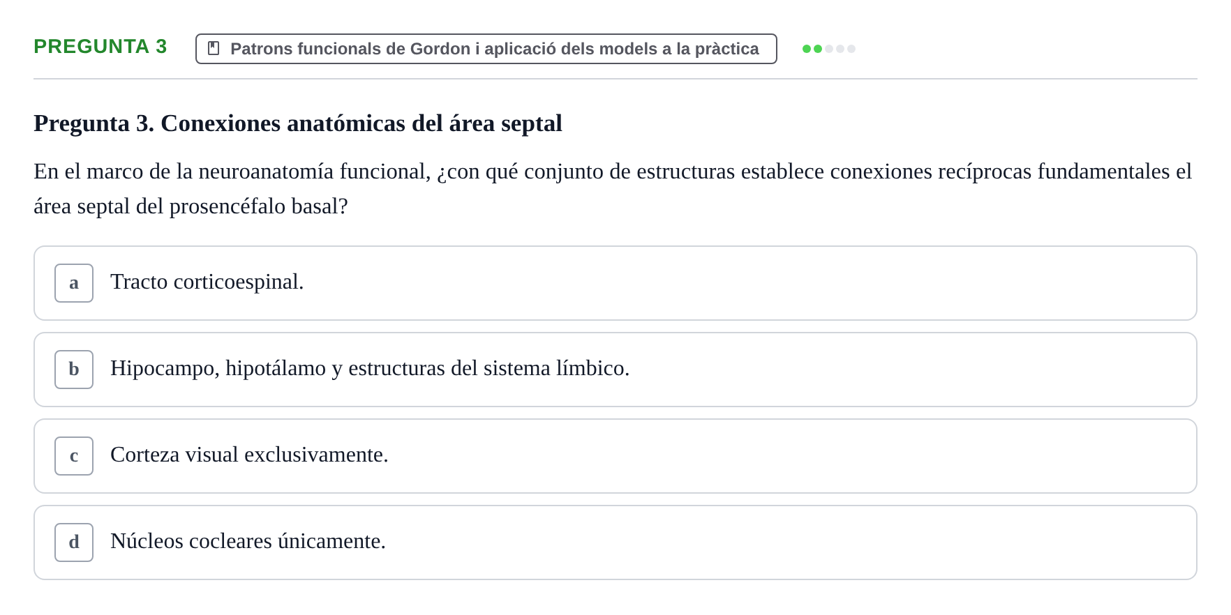 Enunciado: Pregunta 3