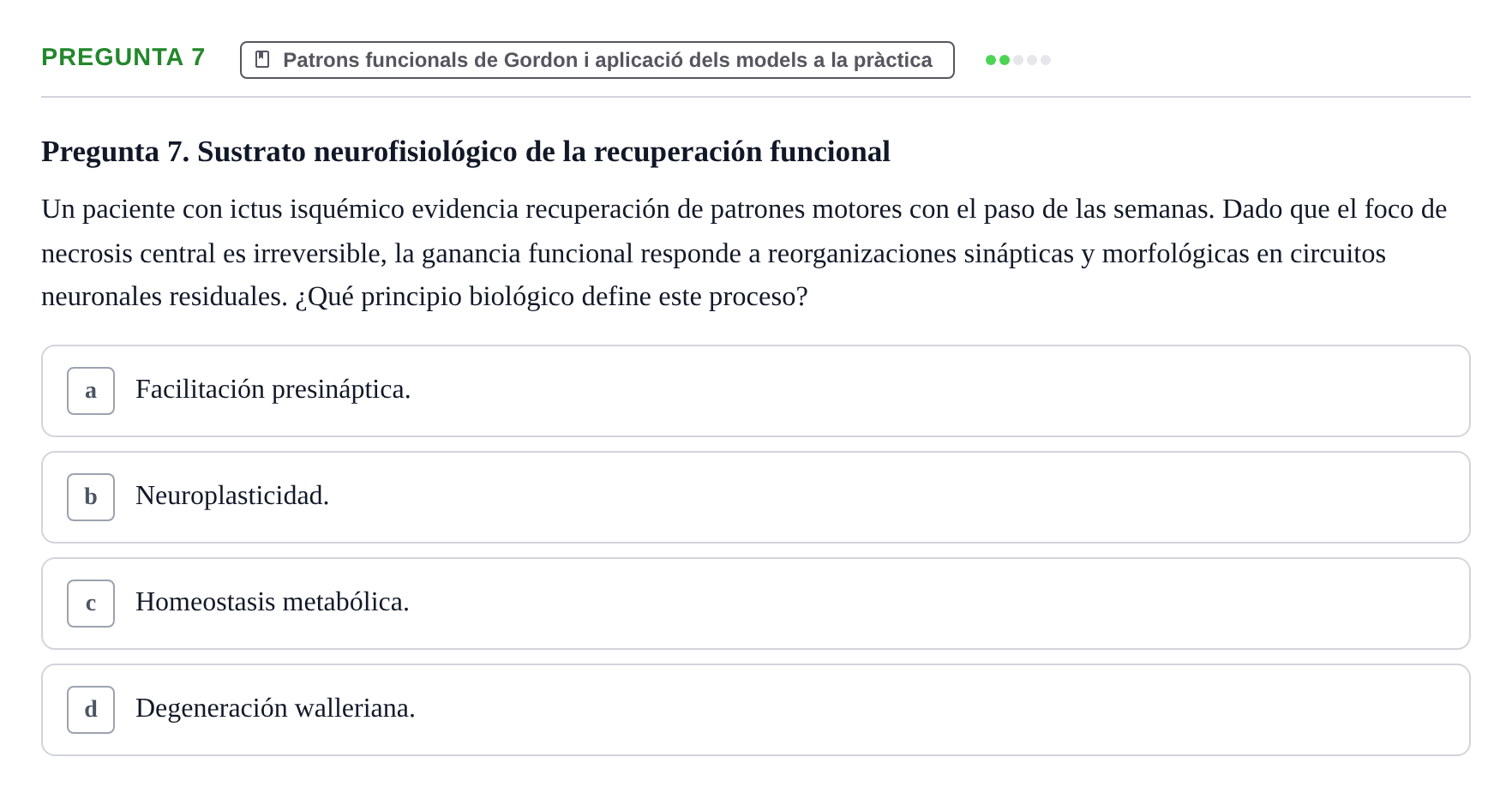 Enunciado: Pregunta 7
