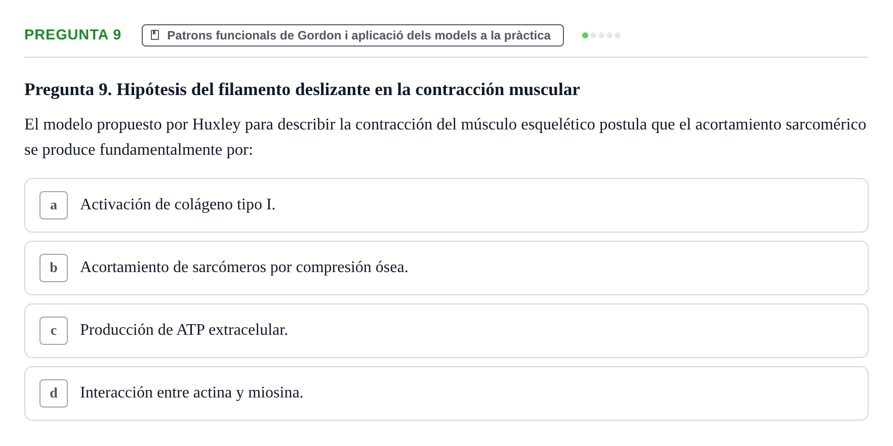 Enunciado: Pregunta 9