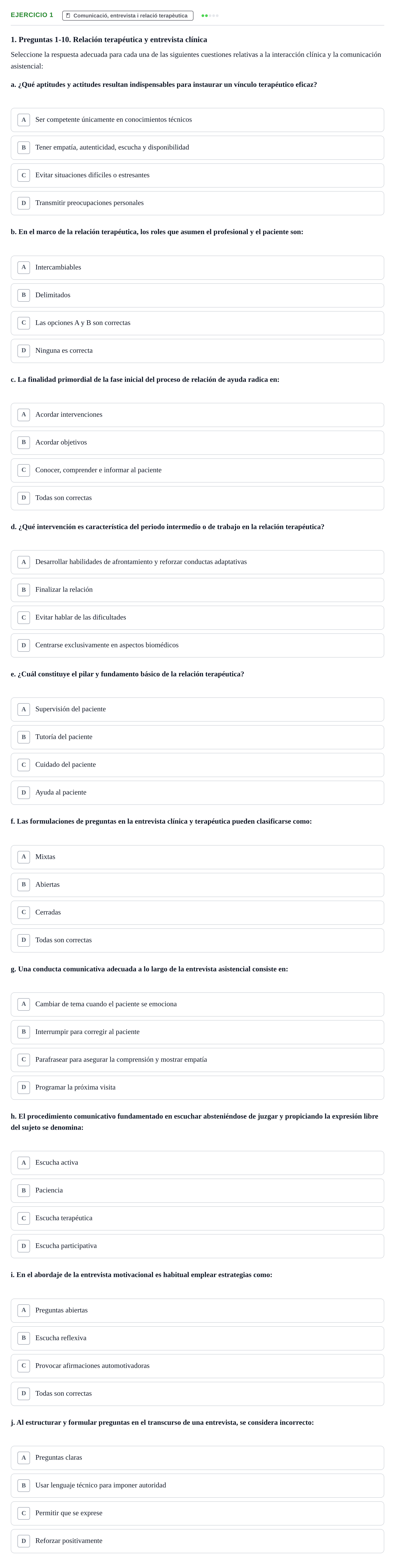 Enunciado: Problema 1 · Ciències Psicosocials Aplicades a la Salut UB Examen de Ciencias Psicosociales Aplicadas a la Salud