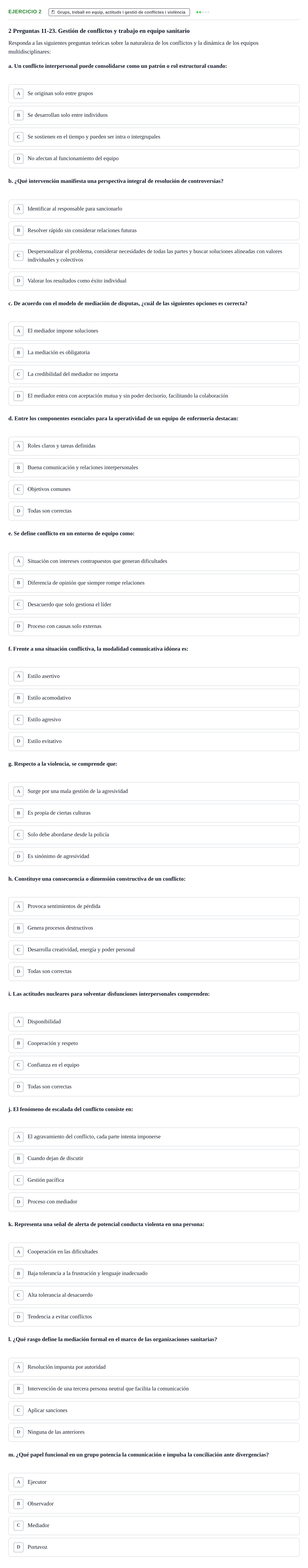 Enunciado: Problema 2 · Ciències Psicosocials Aplicades a la Salut UB Examen de Ciencias Psicosociales Aplicadas a la Salud