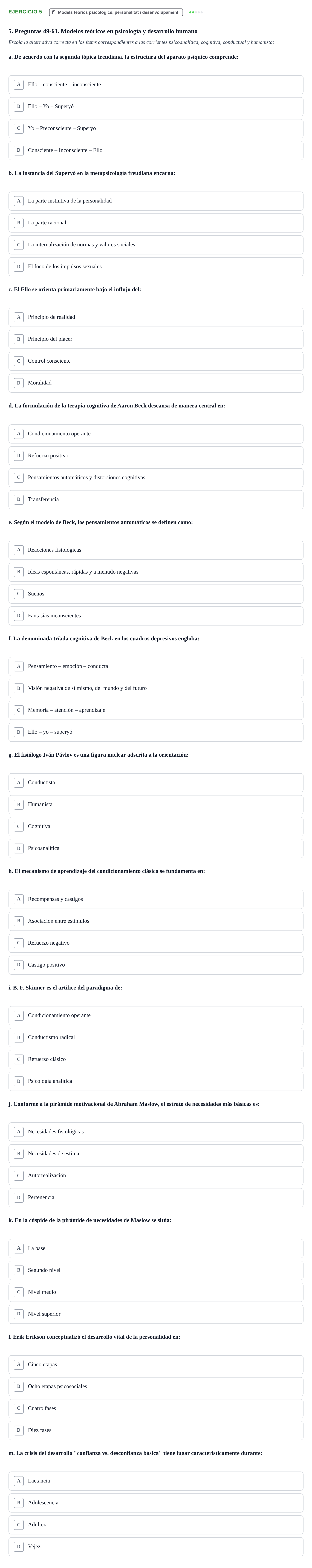 Enunciado: Problema 5 · Ciències Psicosocials Aplicades a la Salut UB Examen de Ciencias Psicosociales Aplicadas a la Salud