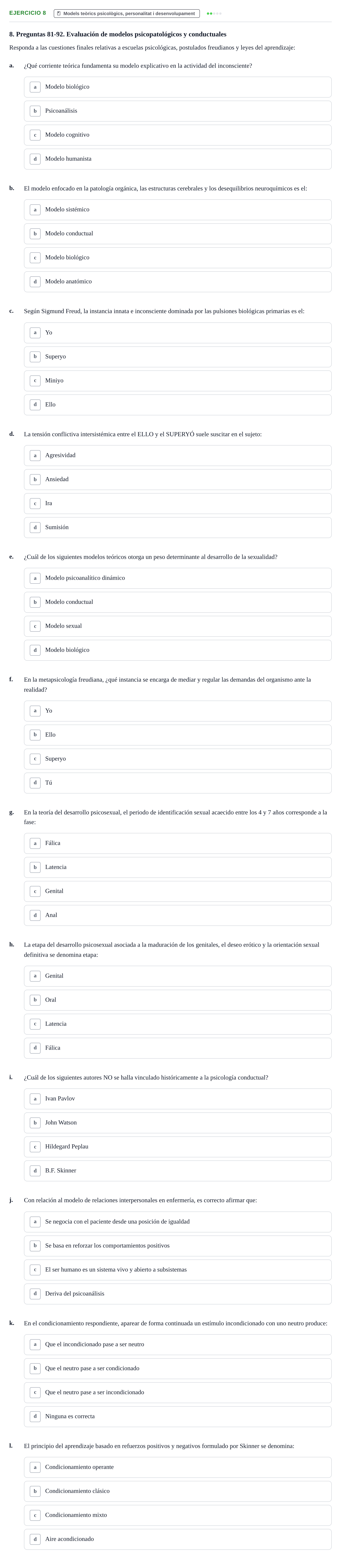 Enunciado: Problema 8 · Ciències Psicosocials Aplicades a la Salut UB Examen de Ciencias Psicosociales Aplicadas a la Salud