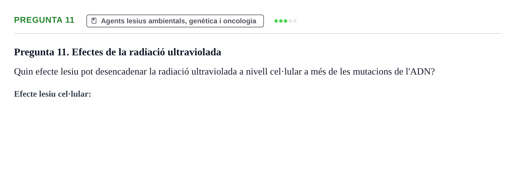Enunciado: Pregunta 11 · Fisiopatologia. Diagnòstic per la imatge UB Examen de Fisiopatologia: Segon Parcial