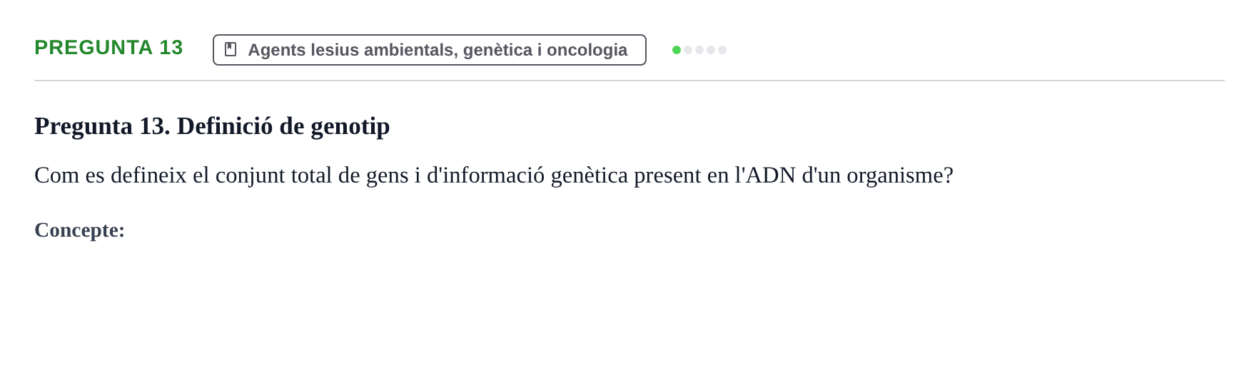 Enunciado: Pregunta 13 · Fisiopatologia. Diagnòstic per la imatge UB Examen de Fisiopatologia: Segon Parcial