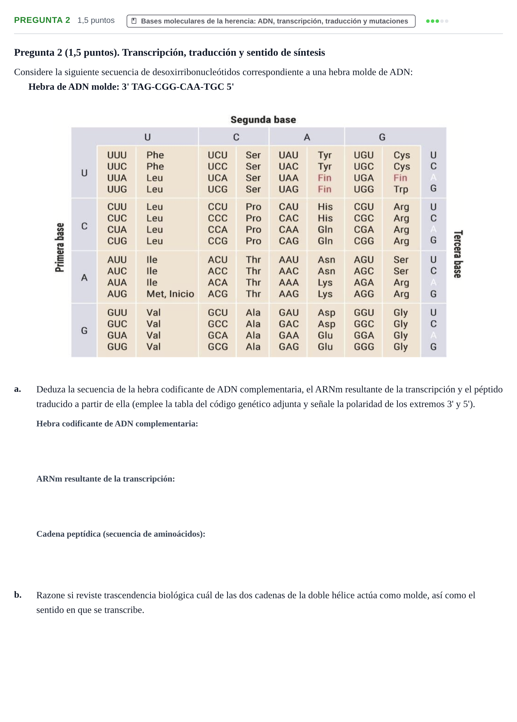 Enunciado: Pregunta 2 · Psicobiologia I UOC 2023