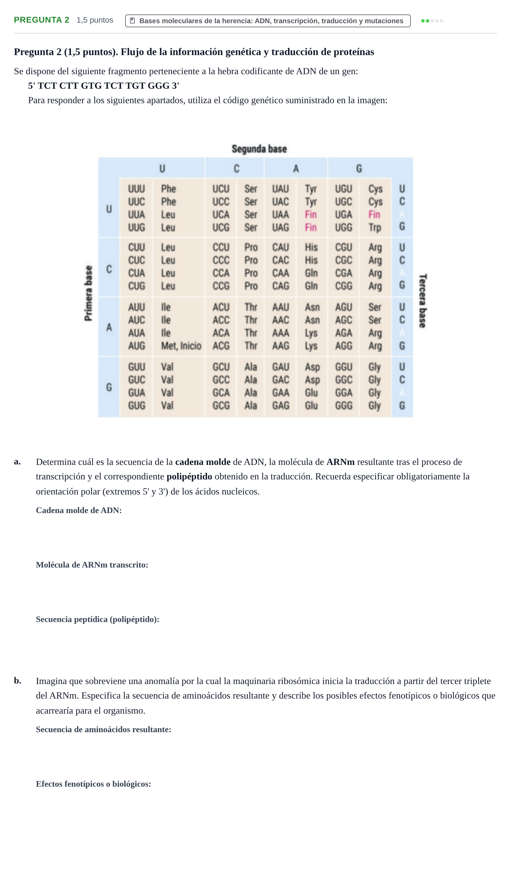 Enunciado: Pregunta 2 · Psicobiologia I UOC 2023