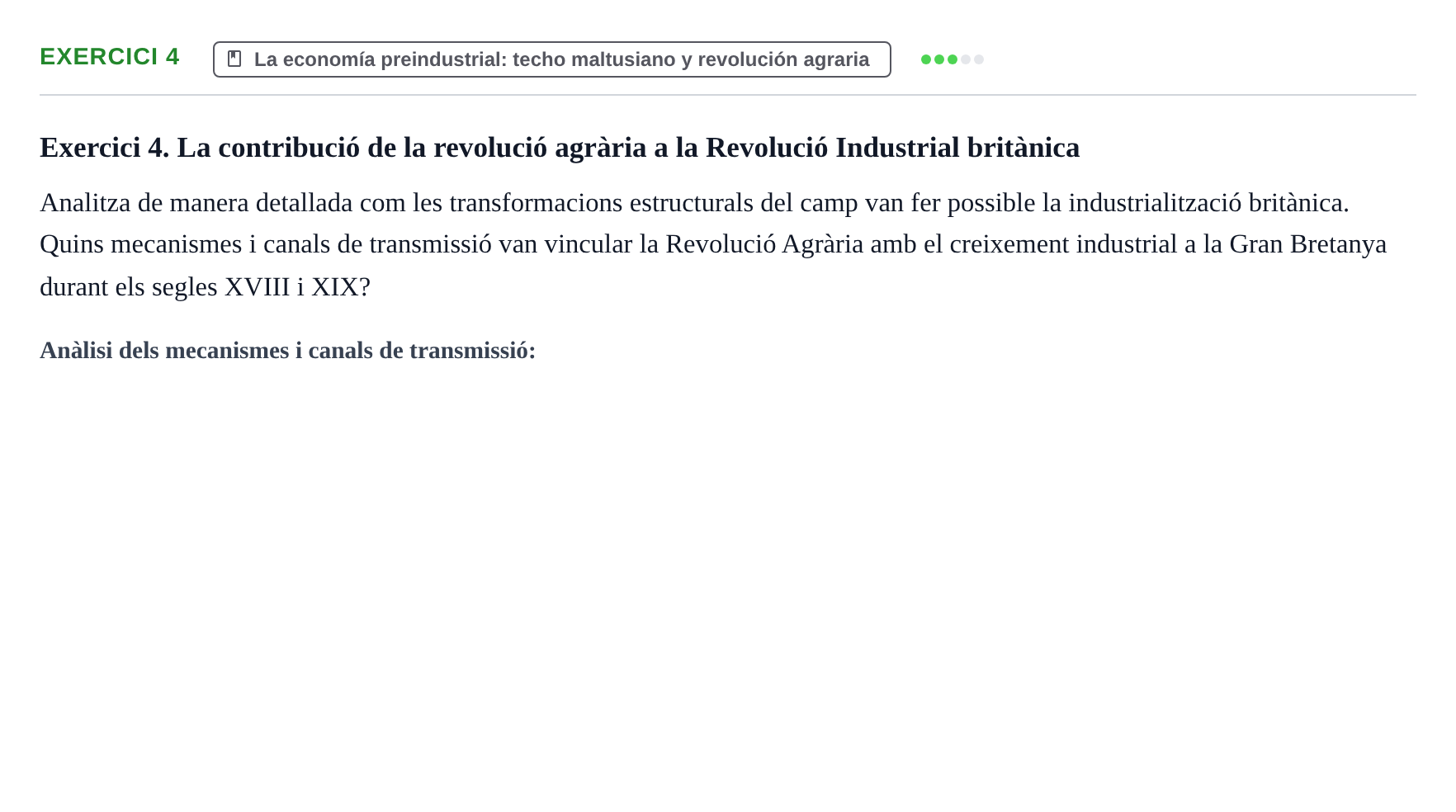 Enunciado: Exercici 4