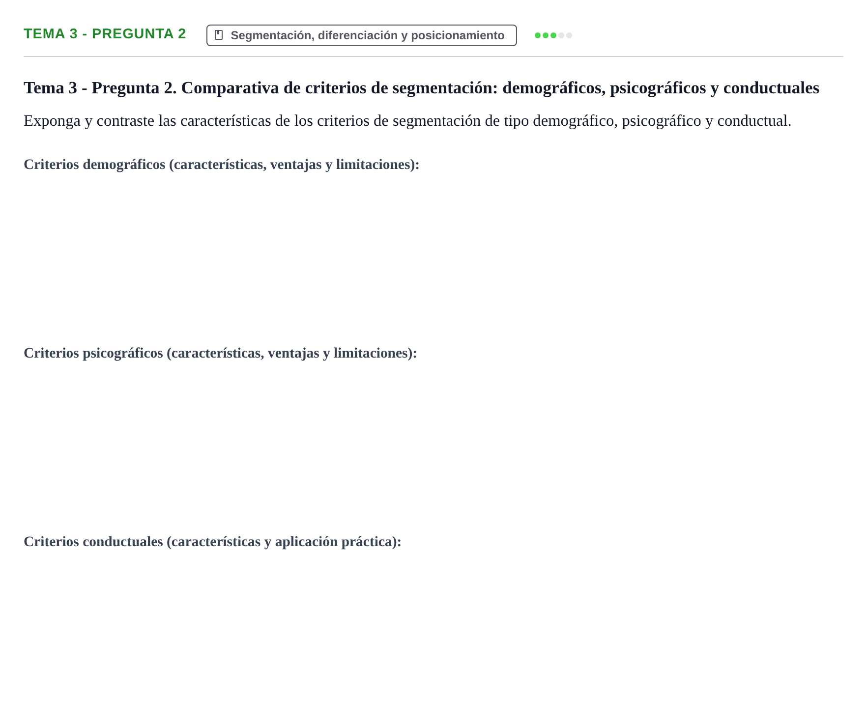 Enunciado: Tema 3 - Pregunta 2