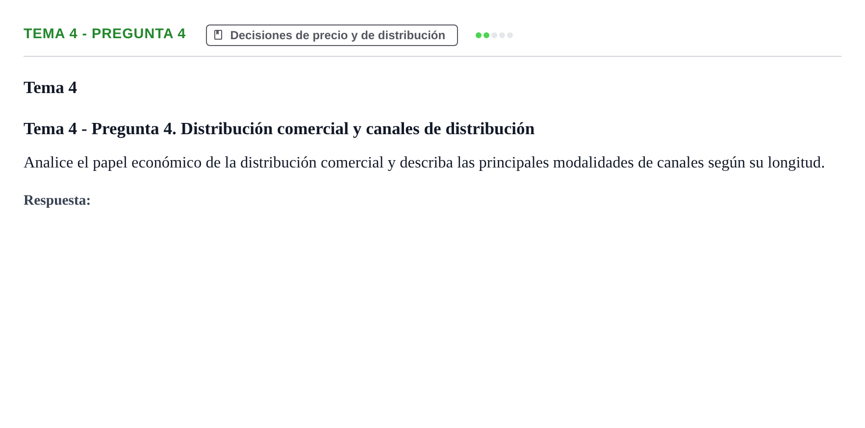 Enunciado: Tema 4 - Pregunta 4