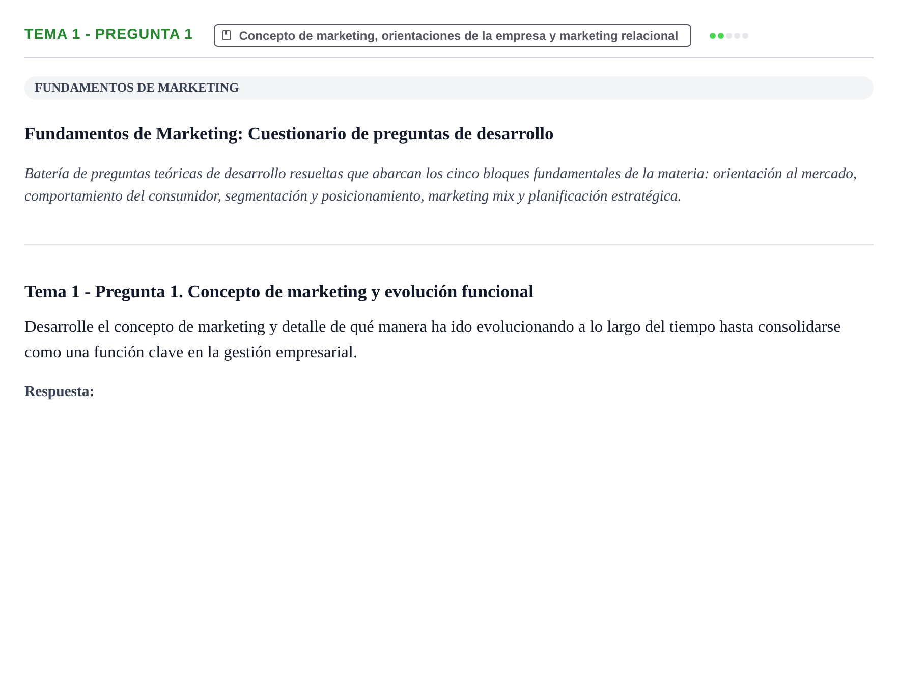 Enunciado: Tema 1 - Pregunta 1