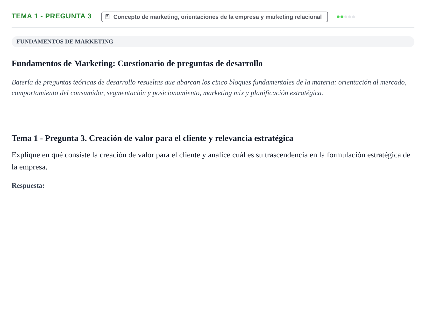 Enunciado: Tema 1 - Pregunta 3