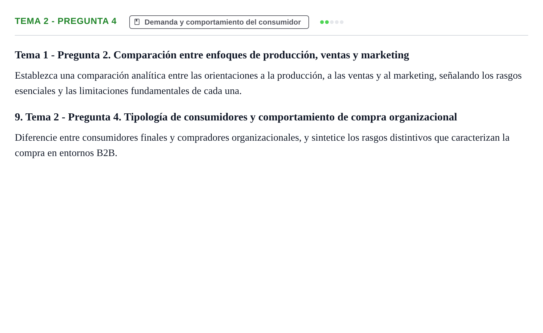 Enunciado: Tema 2 - Pregunta 4