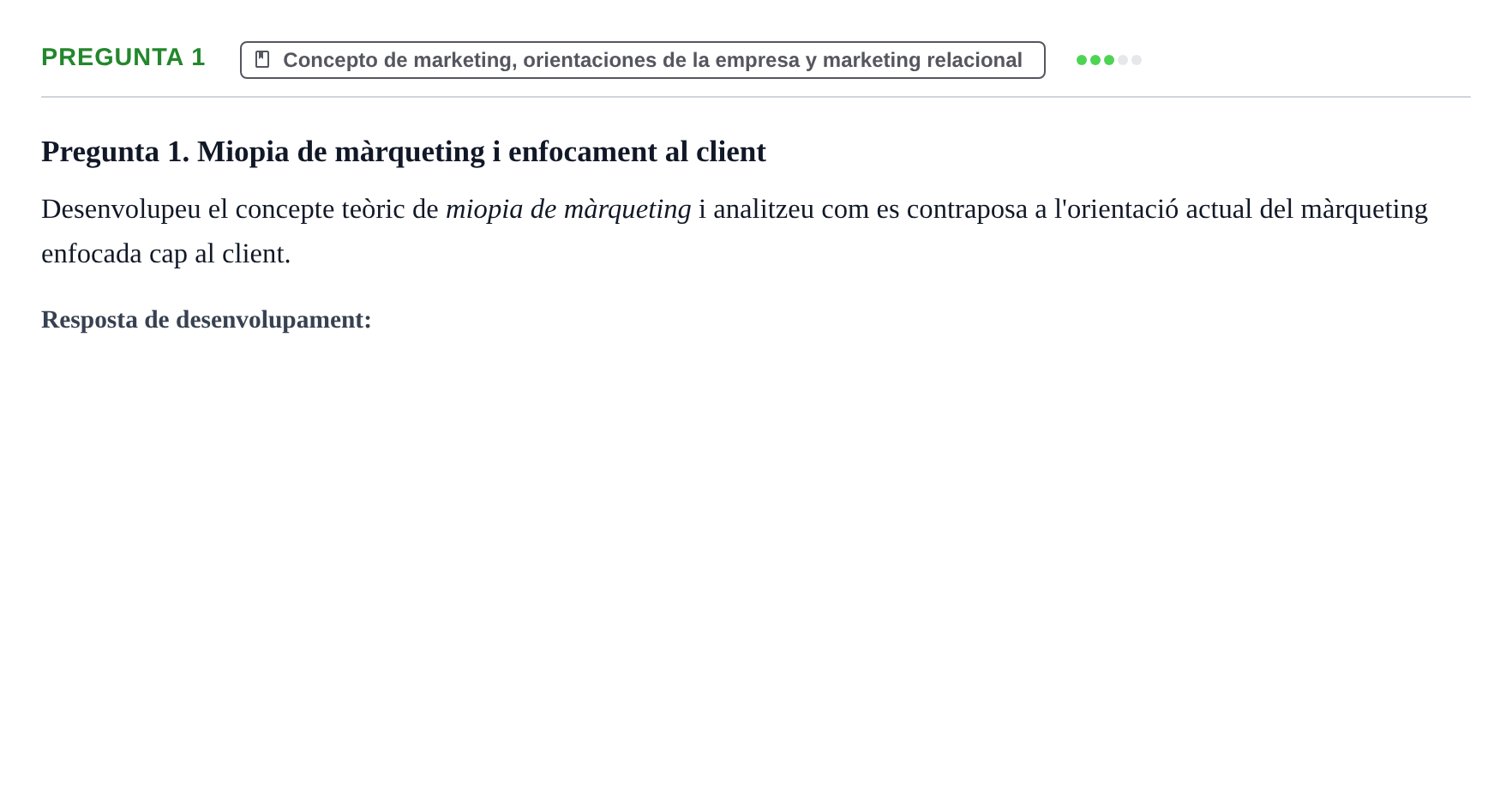 Enunciado: Pregunta 1