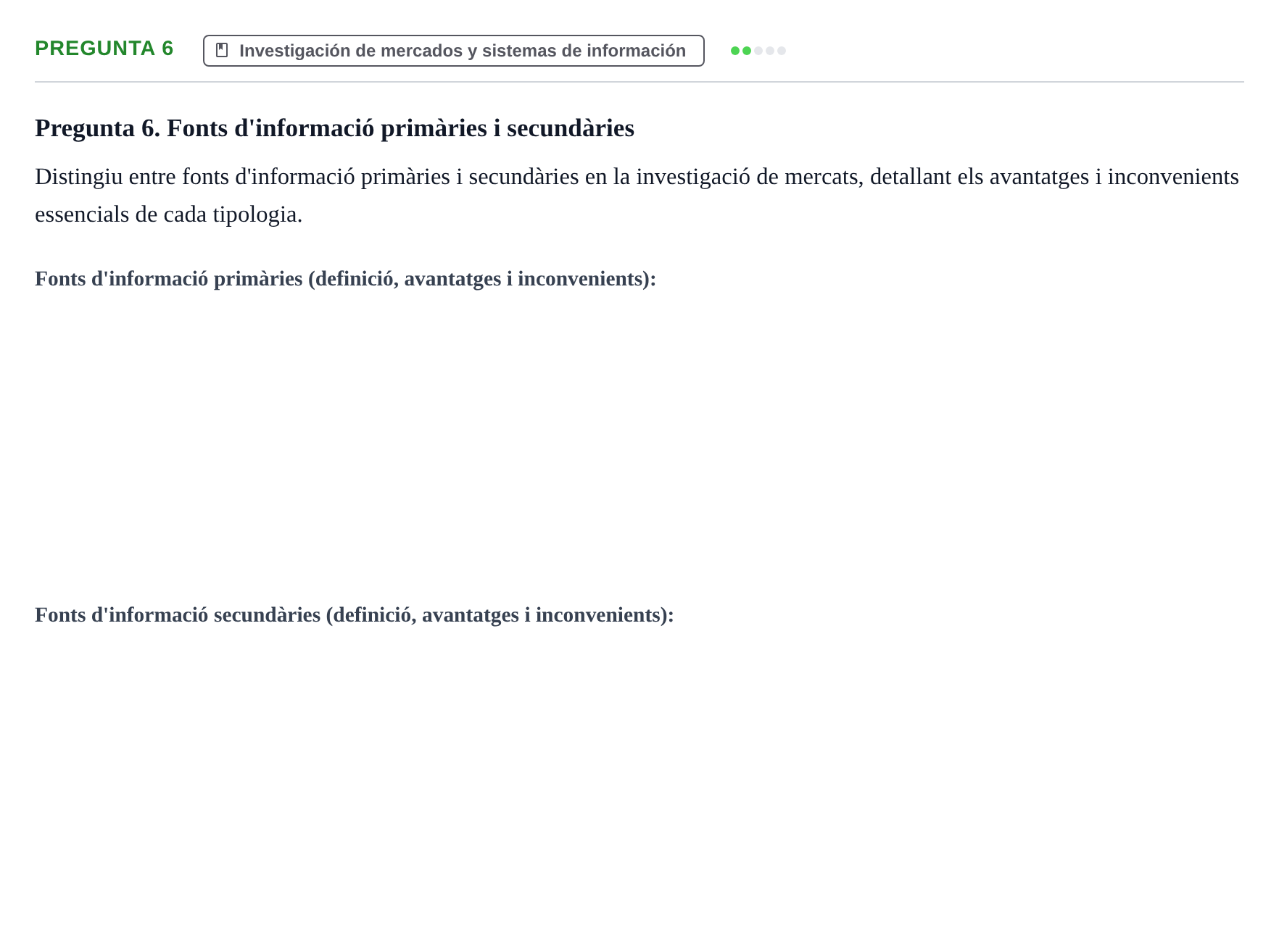 Enunciado: Pregunta 6