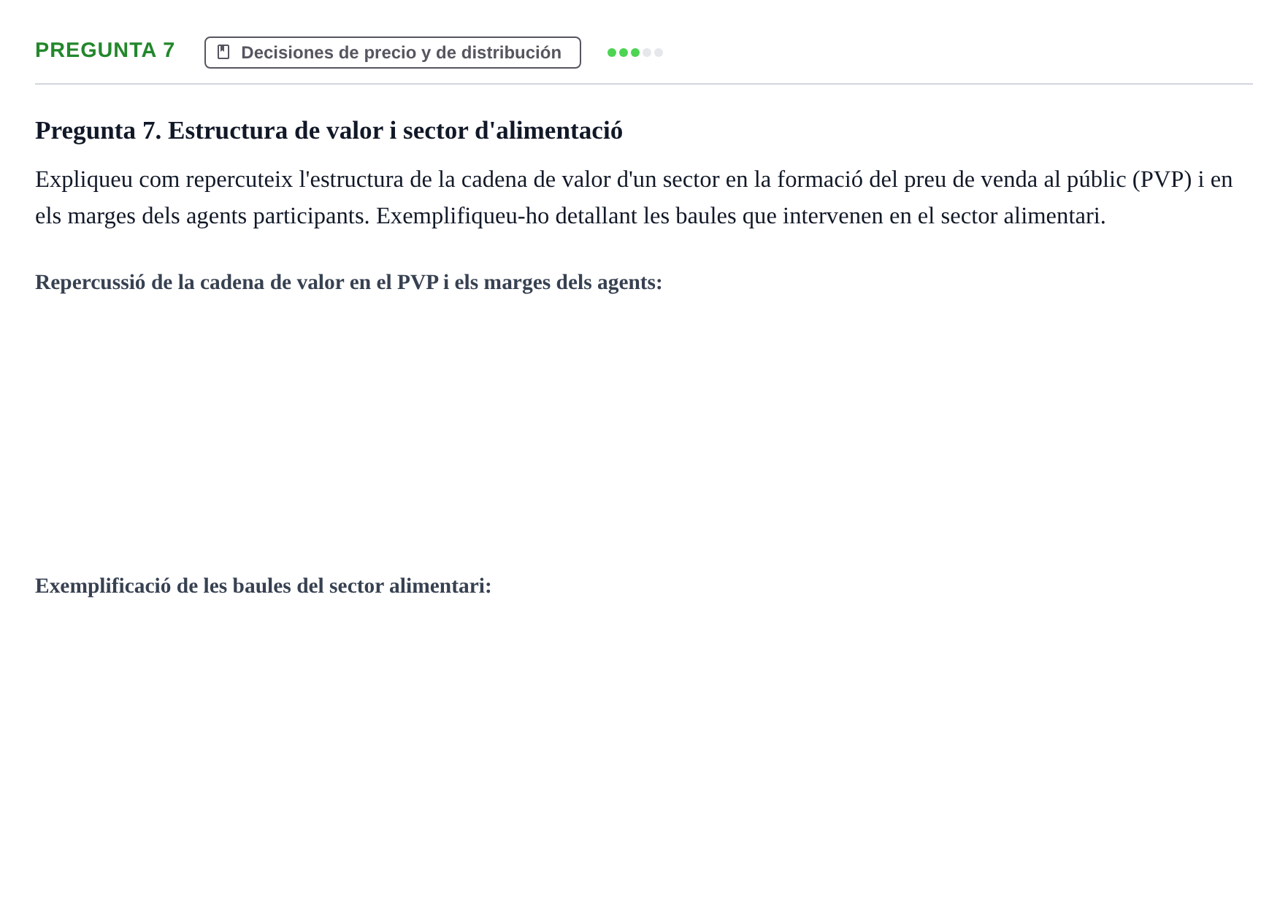 Enunciado: Pregunta 7