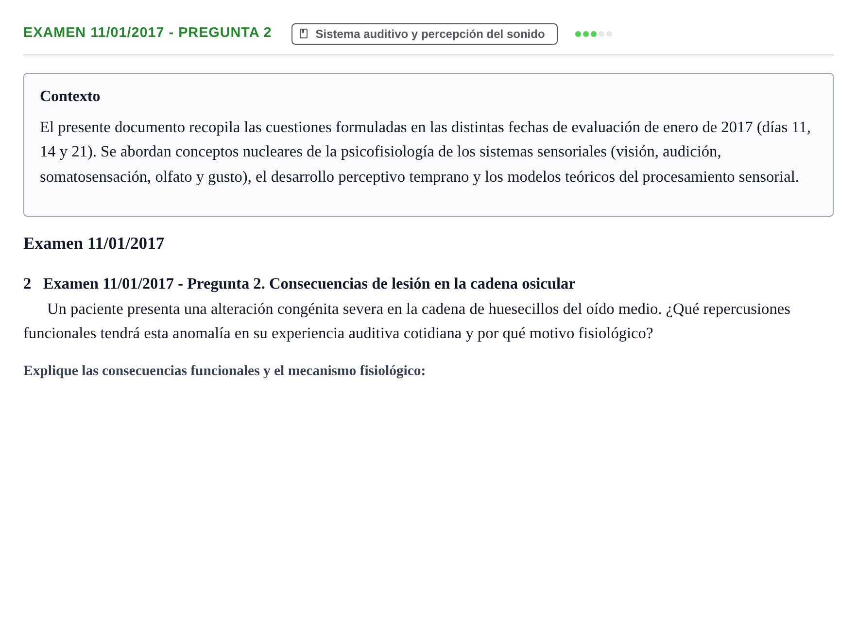 Enunciado: Ejercicio Examen 11/01/2017 - Pregunta 2 · Psicología de la Percepción y la Emoción UOC 2017