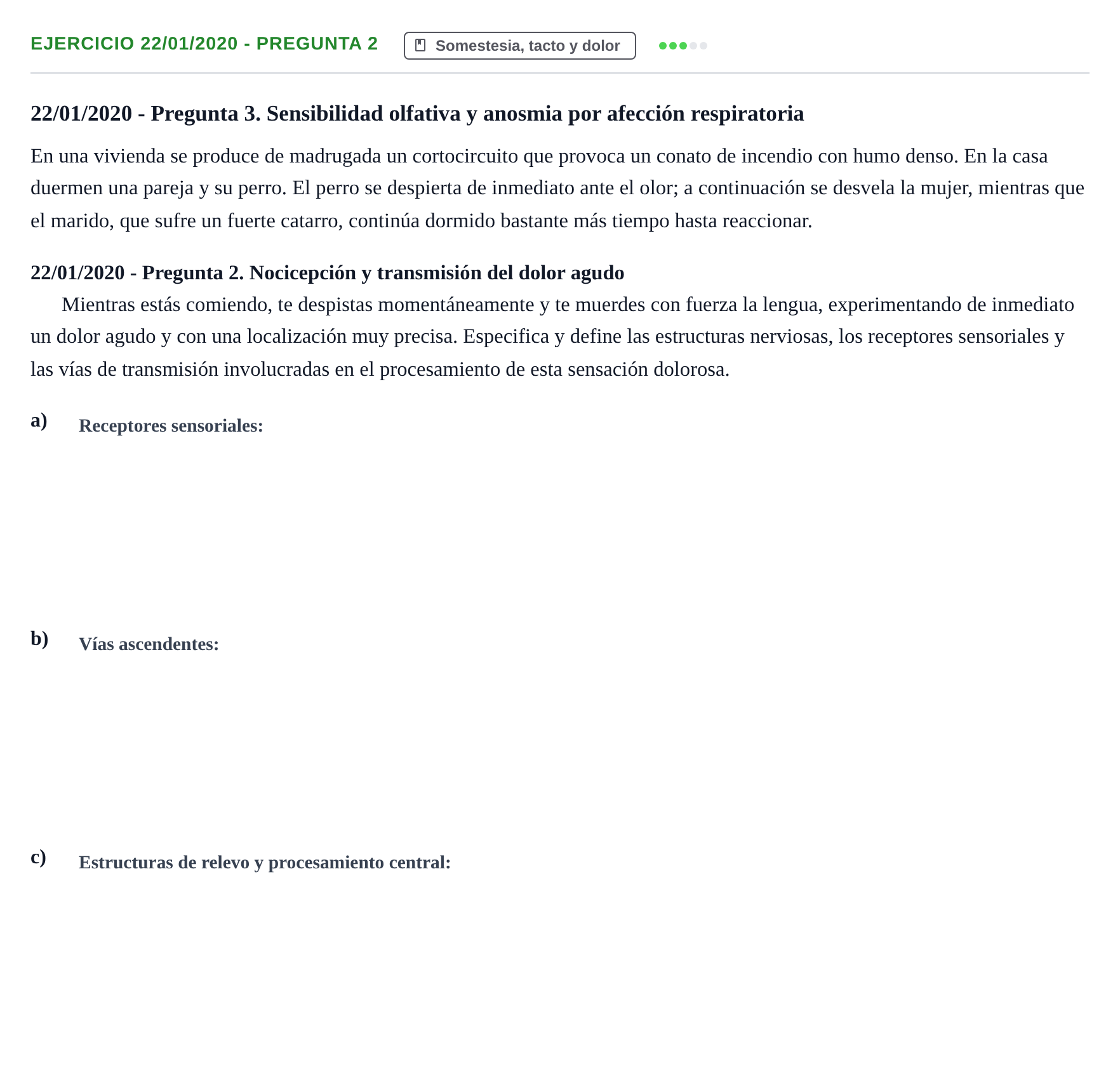 Enunciado: Ejercicio 22/01/2020 - Pregunta 2 · Psicología de la Percepción y la Emoción UOC 2020