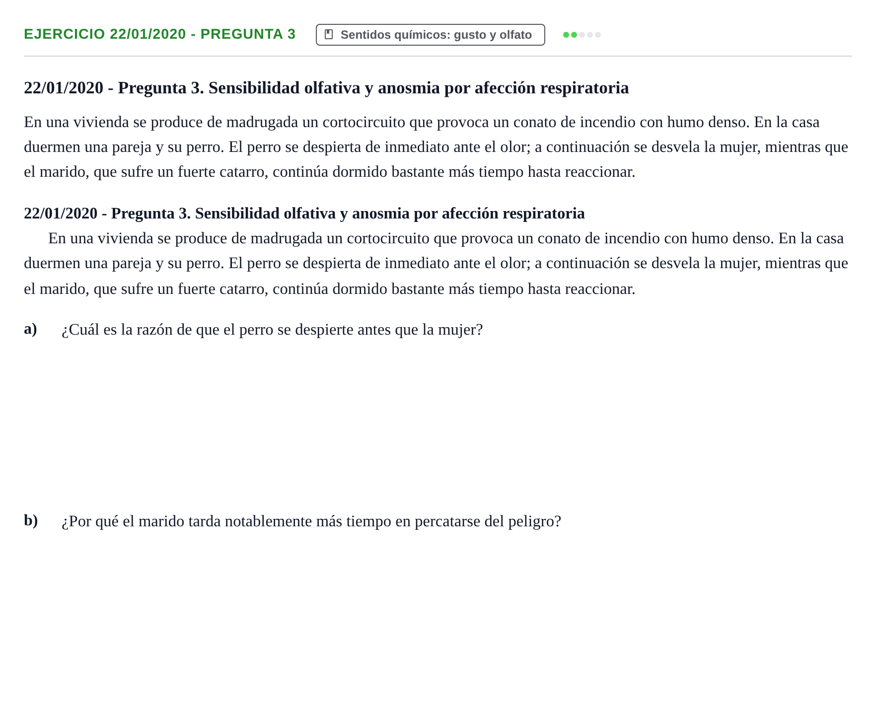 Enunciado: Ejercicio 22/01/2020 - Pregunta 3 · Psicología de la Percepción y la Emoción UOC 2020