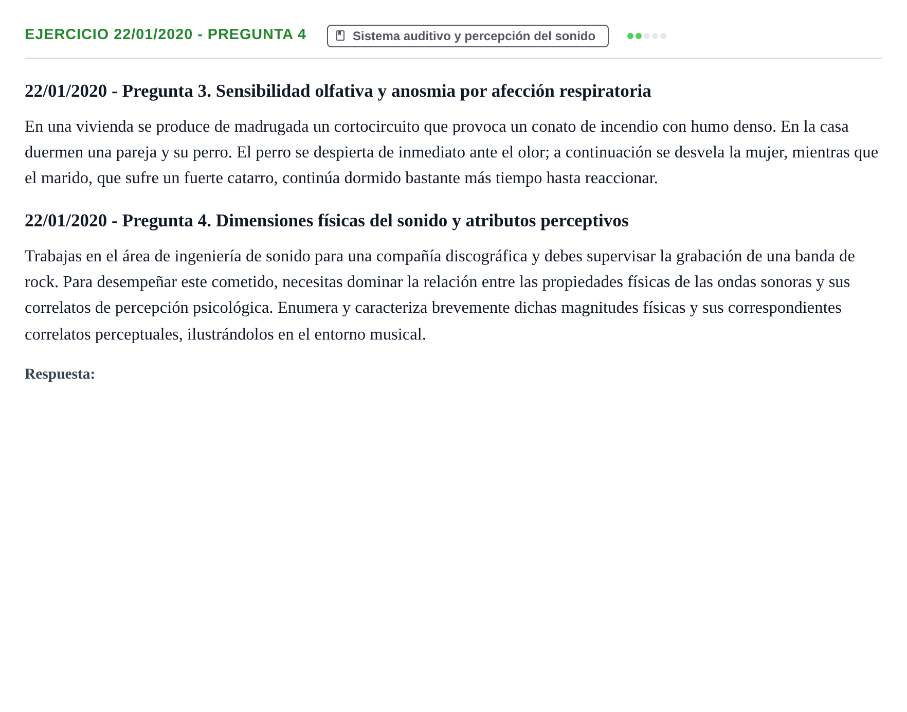 Enunciado: Ejercicio 22/01/2020 - Pregunta 4 · Psicología de la Percepción y la Emoción UOC 2020