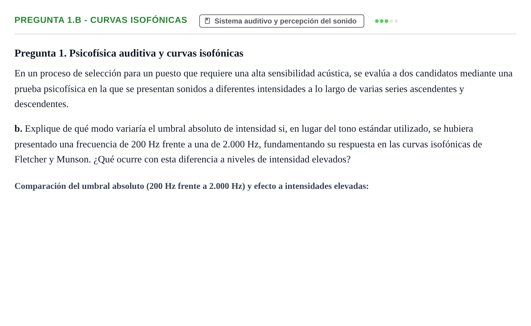 Enunciado: Pregunta 1.b - Curvas isofónicas · Psicología de la Percepción y la Emoción UOC Setembre Serie 1 2021