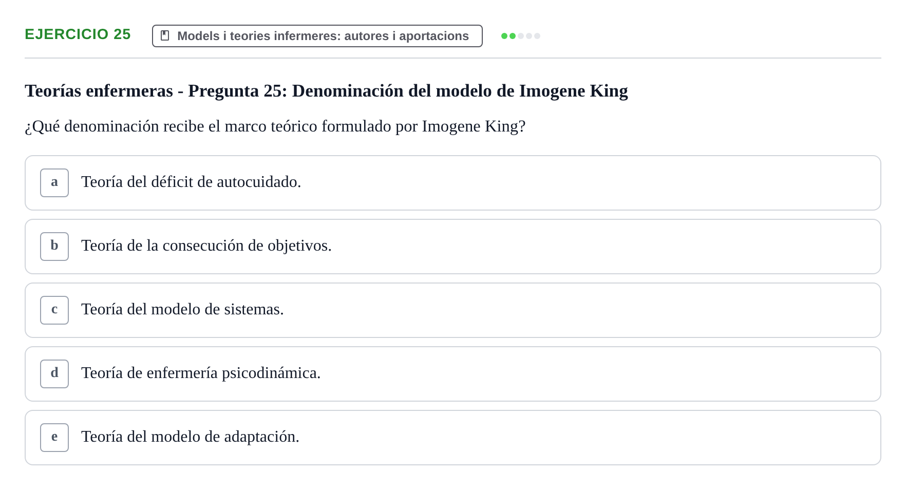 Enunciado: Problema 25 · Evolució Històrica i Filosòfica de la Cura UPF Examen tipo test: Evolución Histórica y Filosófica del Cuidado (Modelo 2)