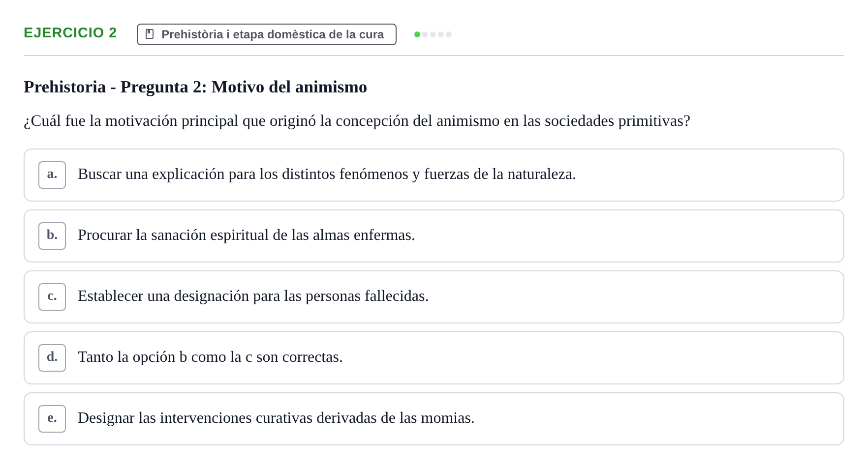 Enunciado: Problema 2 · Evolució Històrica i Filosòfica de la Cura UPF Examen tipo test: Evolución Histórica y Filosófica del Cuidado (Modelo 2)