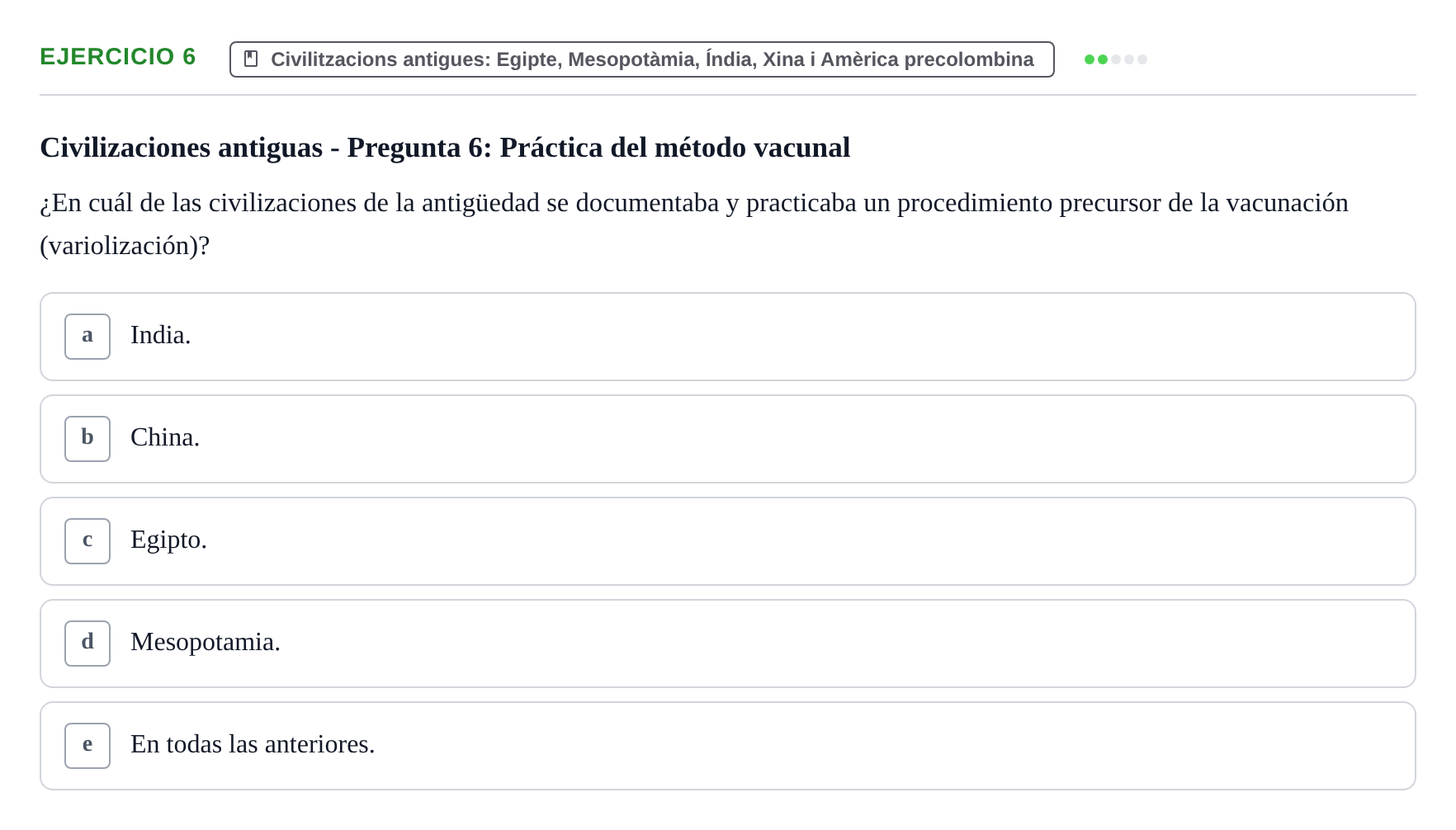 Enunciado: Problema 6 · Evolució Històrica i Filosòfica de la Cura UPF Examen tipo test: Evolución Histórica y Filosófica del Cuidado (Modelo 2)