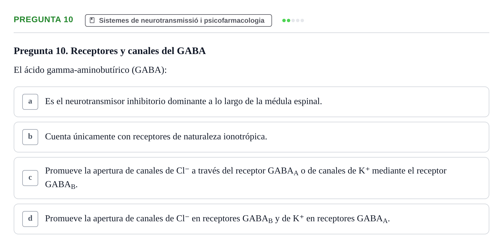 Enunciado: Pregunta 10