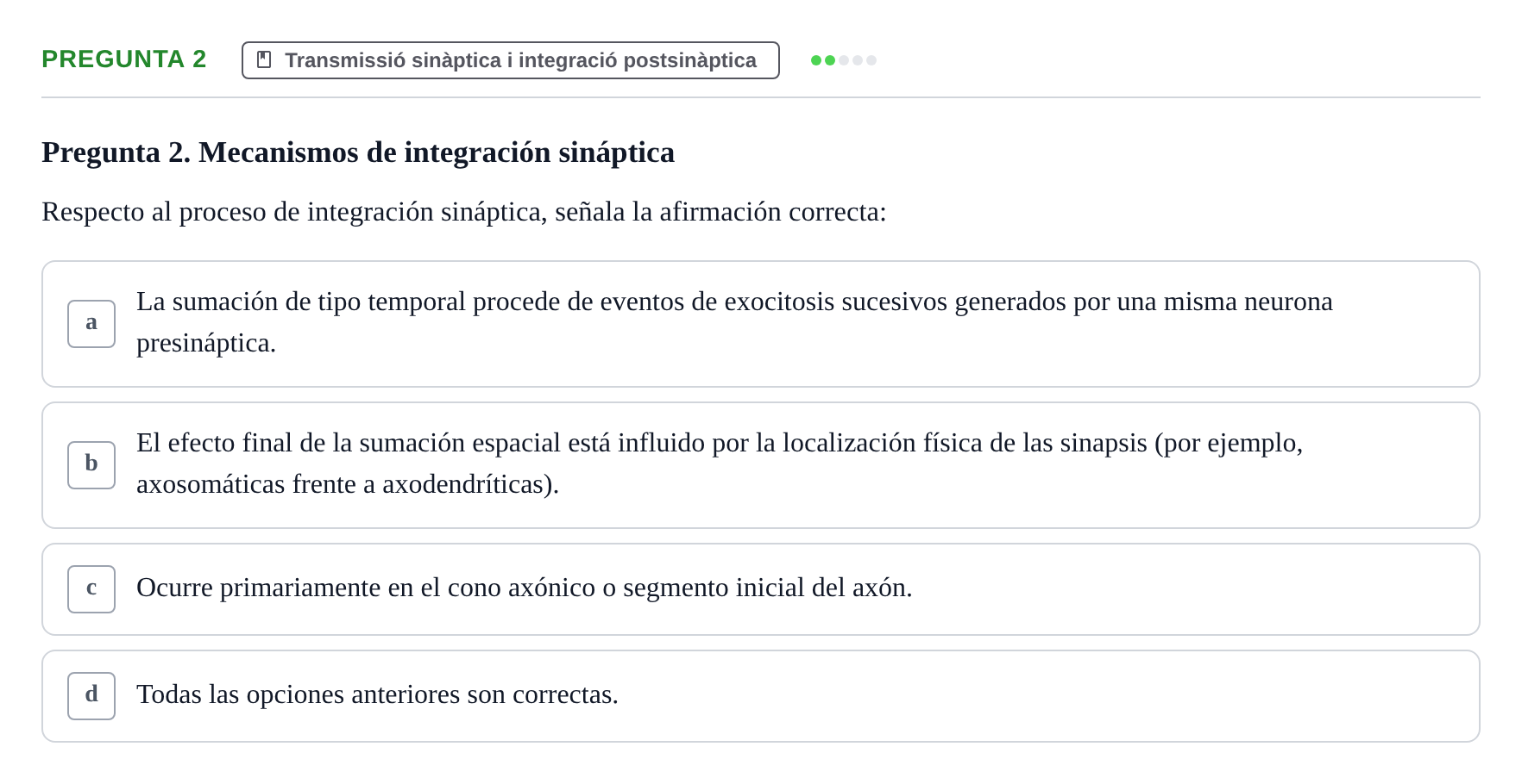 Enunciado: Pregunta 2