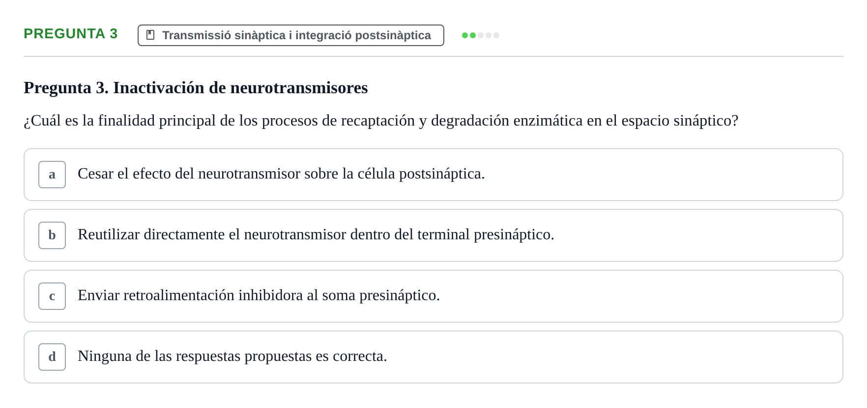 Enunciado: Pregunta 3