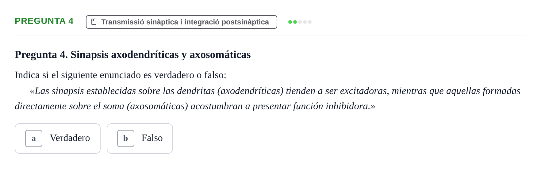 Enunciado: Pregunta 4