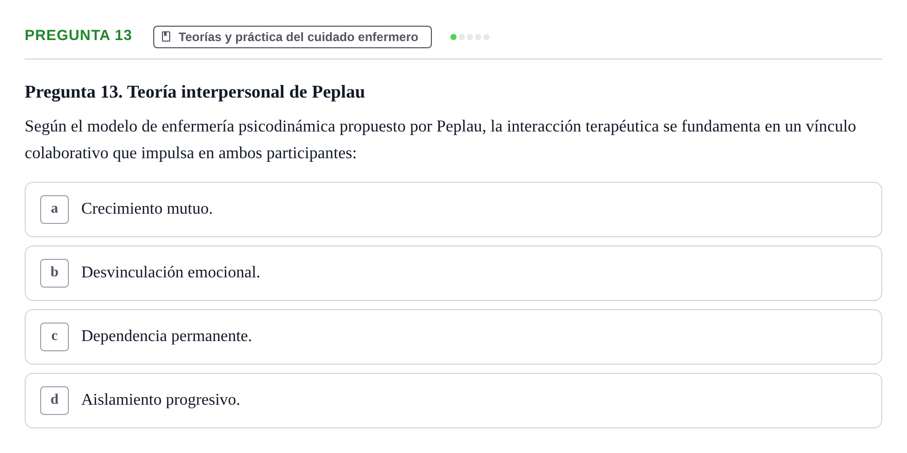 Enunciado: Pregunta 13 · Anatomía Humana UB 2024