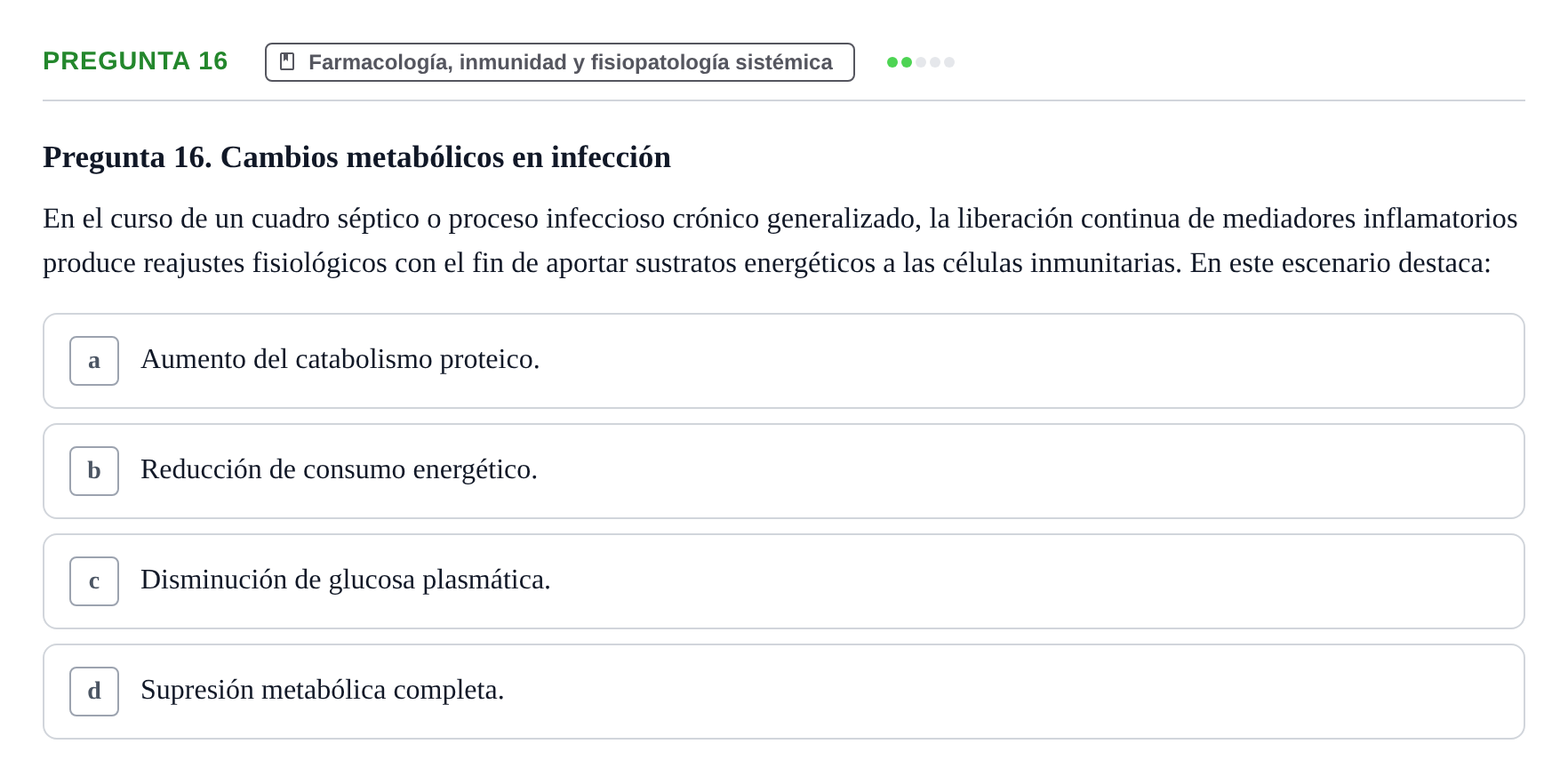 Enunciado: Pregunta 16 · Anatomía Humana UB 2024